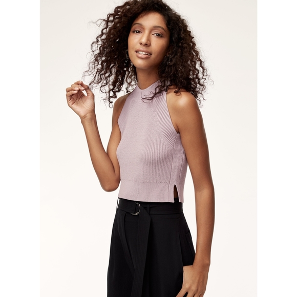 ARITZIA WILFRED Crevier Knit Top-S - Picture 1 of 12